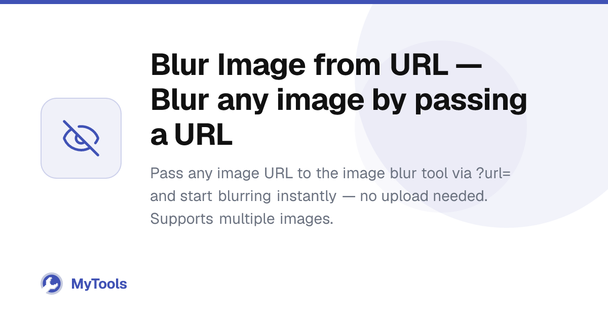 Blur Image from URL — Blur any image by passing a URL