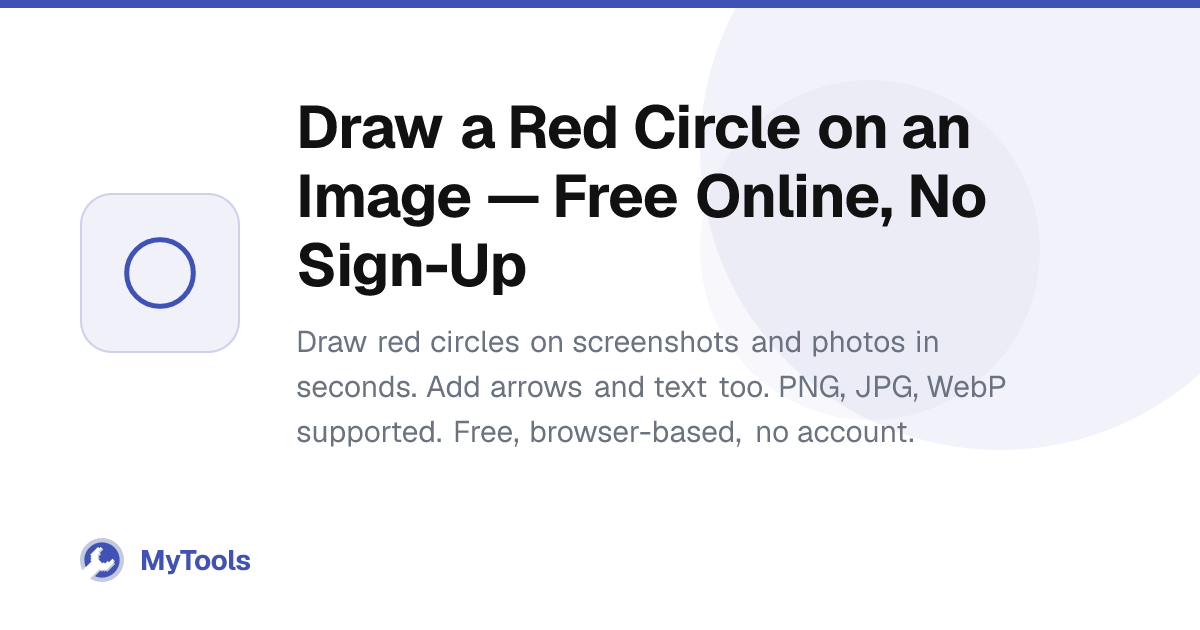 Draw a Red Circle on an Image — Free Online, No Sign-Up